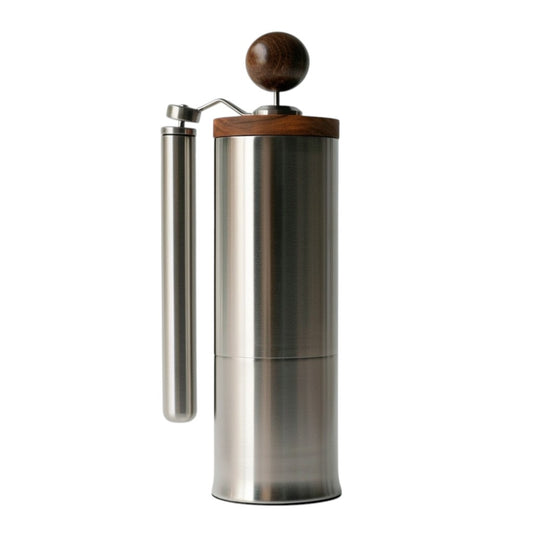 Borava Premium Manual Coffee Grinder - Stainless Steel Conical Burr Hand Crank Mill